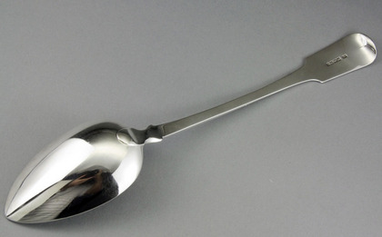 Provincial Silver Gravy Spoon - Bristol, Exeter Hallmarks